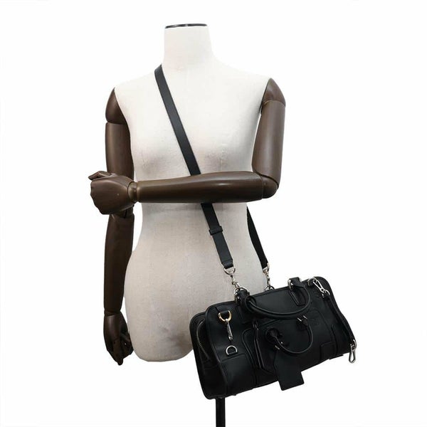ロエベ ハンドバッグ アマソナ28 マルチアプリケーション 326.30MN03 LOEWE 2way 黒