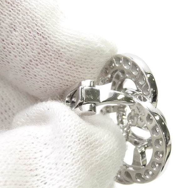 シャネル ピアス カメリア コレクション イヤリング ダイヤモンド 126P 約1.39ct K18WGホワイトゴールド J2672 CHANEL ジュエリー