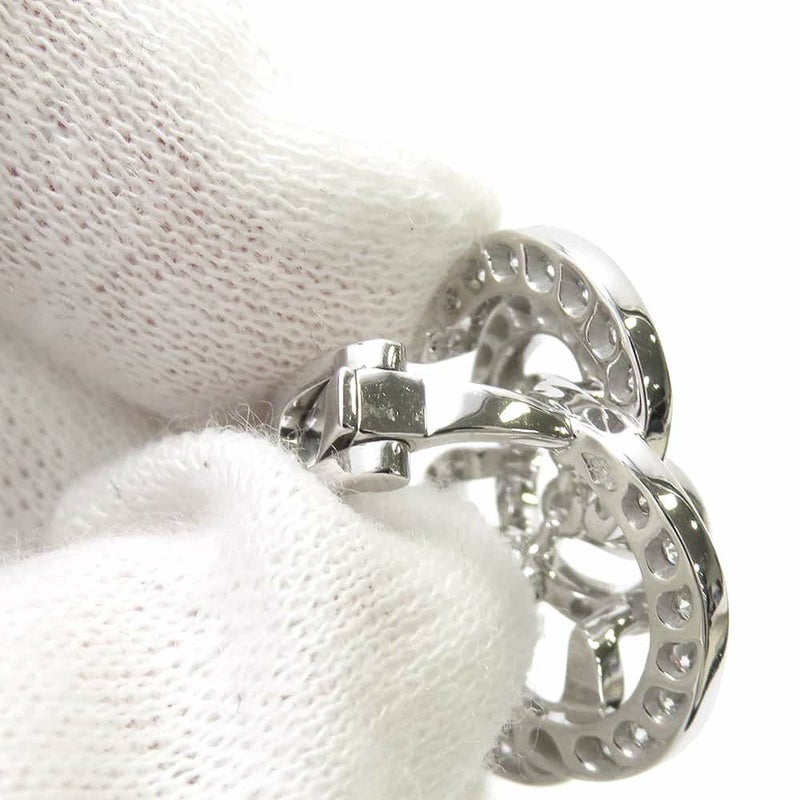 シャネル ピアス カメリア コレクション イヤリング ダイヤモンド 126P 約1.39ct K18WGホワイトゴールド J2672 CHANEL ジュエリー