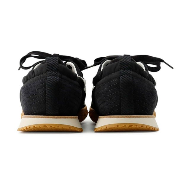 エルメス スニーカー ジェット レザー ベロア レディースサイズ37 HERMES 靴 黒