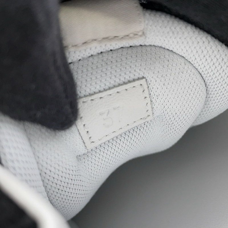 エルメス スニーカー ジェット レザー ベロア レディースサイズ37 HERMES 靴 黒