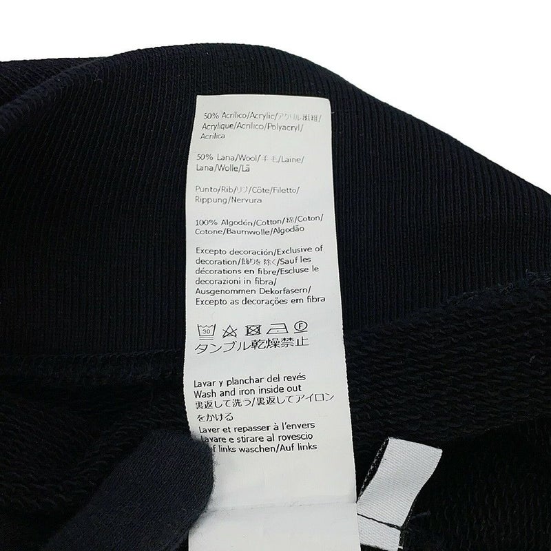 ロエベ スウェット ロゴ刺繍 レギュラーフィットスウェットシャツ メンズサイズXXL H526Y24J26 LOEWE 黒 トップス