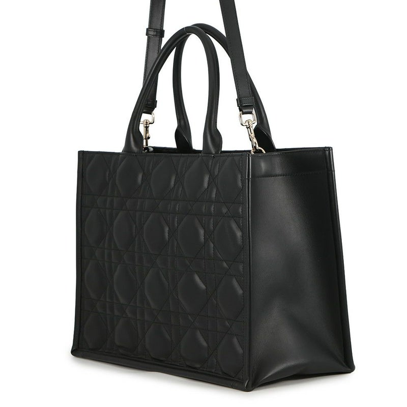 ディオール トートバッグ マクロカナージュ ブックトート ミディアム M1324OWHP Christian Dior 2way 黒