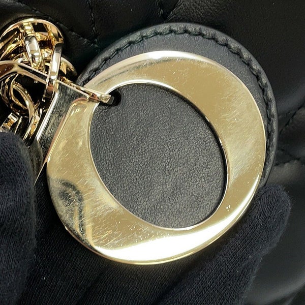 ディオール トートバッグ マクロカナージュ ブックトート ミディアム M1324OWHP Christian Dior 2way 黒