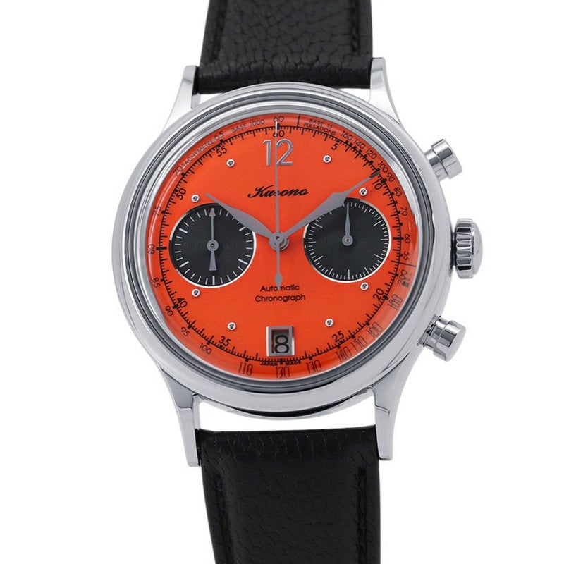 クロノ ブンキョウ トウキョウ クロノ ヴァーミリオン クロノグラフ ‘SHU:朱’ サロン限定モデル CB24SL バーミリオン/朱色文字盤