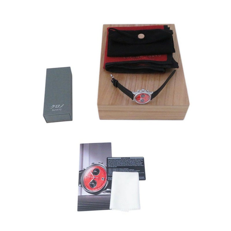 クロノ ブンキョウ トウキョウ クロノ ヴァーミリオン クロノグラフ ‘SHU:朱’ サロン限定モデル CB24SL バーミリオン/朱色文字盤