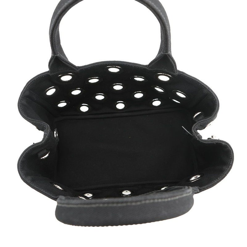プラダ トートバッグ カナパ CANAPA パンチング キャンバス 1BG439 PRADA 2way 黒