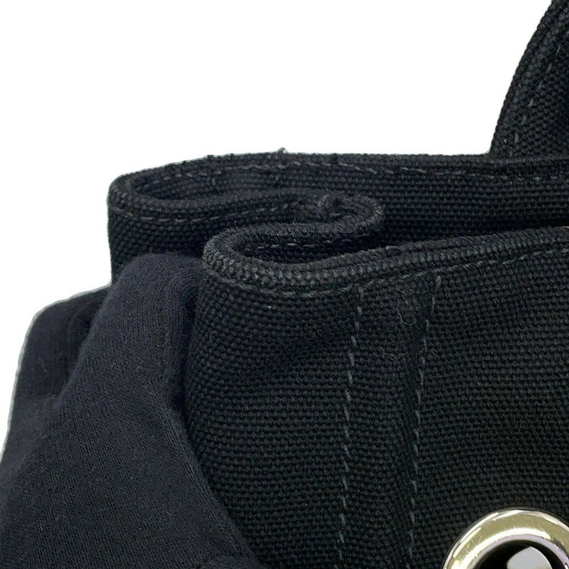 プラダ トートバッグ カナパ CANAPA パンチング キャンバス 1BG439 PRADA 2way 黒