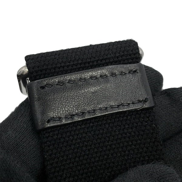 プラダ トートバッグ カナパ CANAPA パンチング キャンバス 1BG439 PRADA 2way 黒