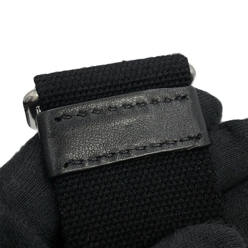 プラダ トートバッグ カナパ CANAPA パンチング キャンバス 1BG439 PRADA 2way 黒