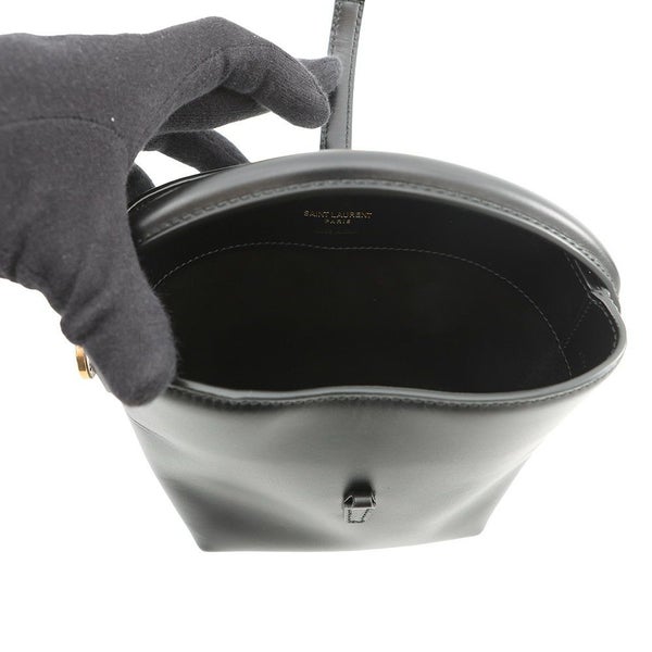 サンローランパリ ハンドバッグ LE 37 ミニ バケットバッグ レザー 765870 SAINT LAURENT PARIS 黒 2way