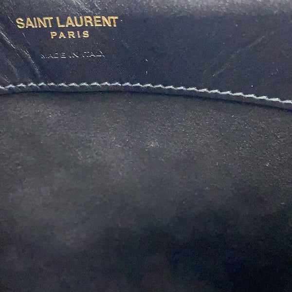 サンローランパリ ハンドバッグ LE 37 ミニ バケットバッグ レザー 765870 SAINT LAURENT PARIS 黒 2way