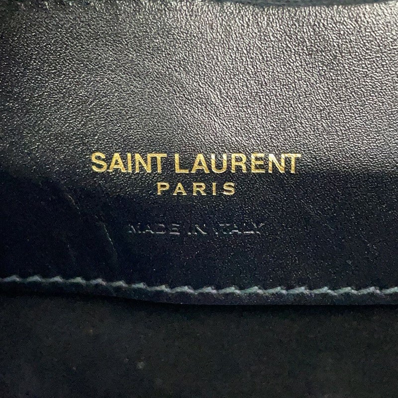 サンローランパリ ハンドバッグ LE 37 ミニ バケットバッグ レザー 765870 SAINT LAURENT PARIS 黒 2way
