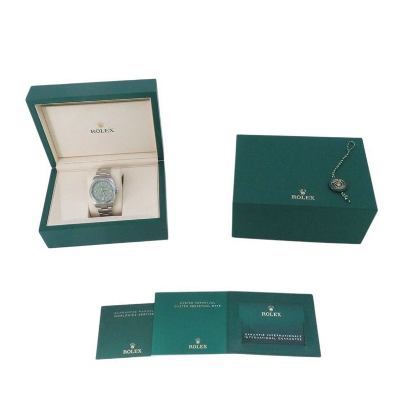 ロレックス オイスターパーペチュアル 41 ランダムシリアル ルーレット 134300 ROLEX 腕時計 ピスタチオ文字盤