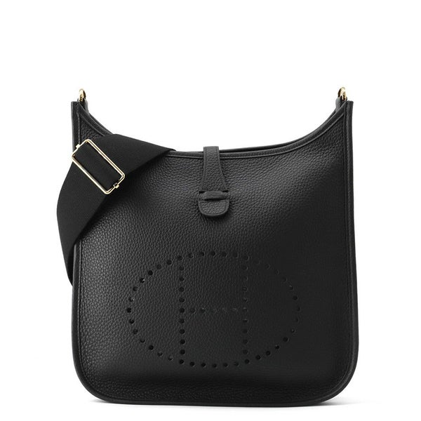 エルメス ショルダーバッグ エブリン3 PM ブラック/ゴールド金具 トリヨンクレマンス K刻印 黒