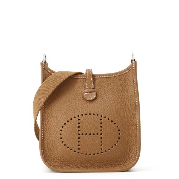 エルメス エブリンTPM 111cm アマゾン ゴールド/シルバー金具 トリヨンクレマンス K刻印