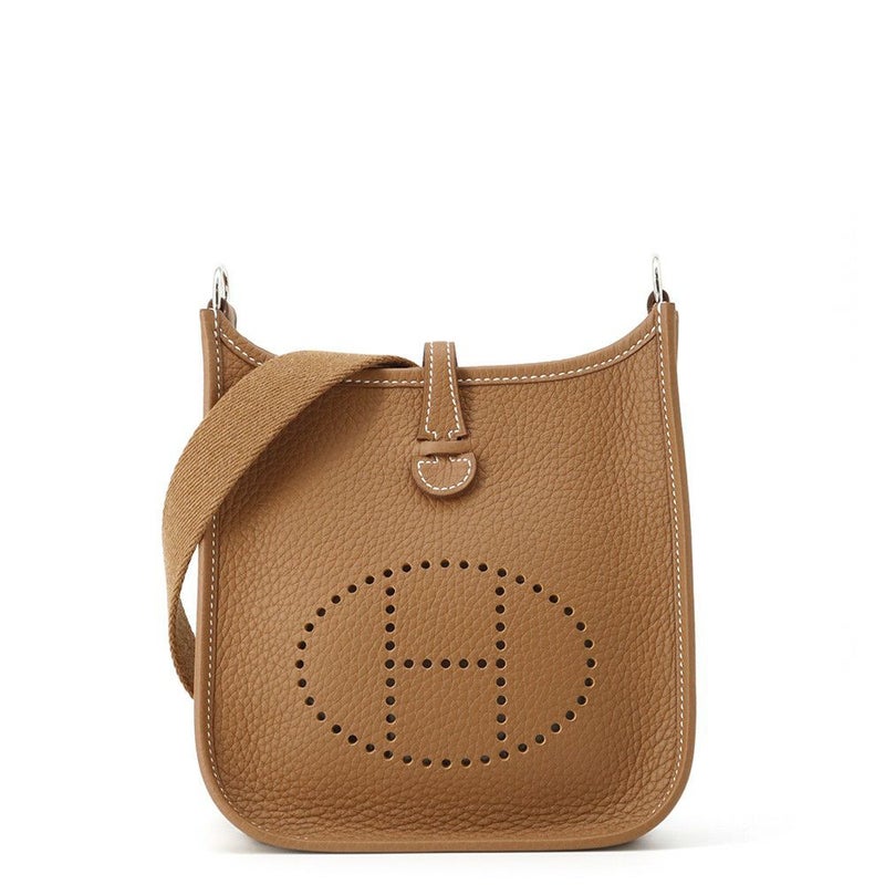 エルメス エブリンTPM 111cm アマゾン ゴールド/シルバー金具 トリヨンクレマンス K刻印