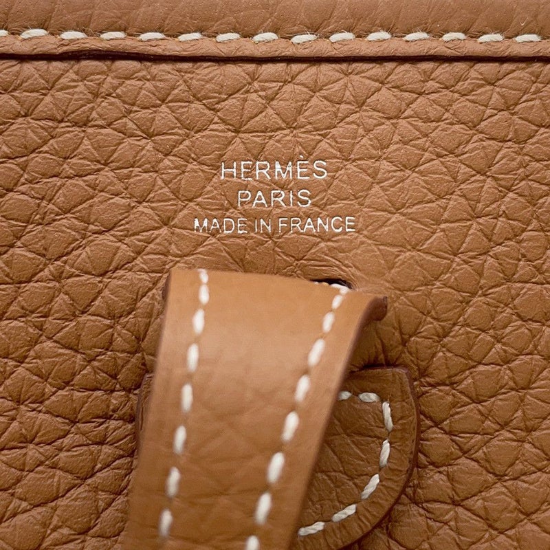 エルメス エブリンTPM 111cm アマゾン ゴールド/シルバー金具 トリヨンクレマンス K刻印