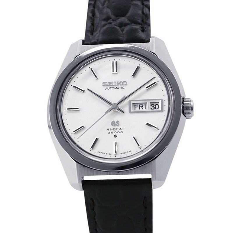 セイコー グランドセイコー ハイビート 36000 デイデイト 6146-8000 SEIKO 腕時計 シルバー文字盤