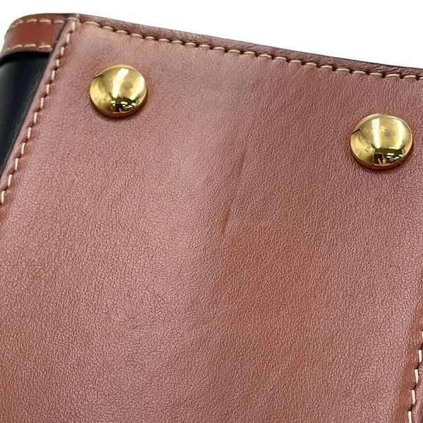 バーバリー ハンドバッグ ヴィンテージチェック ベイビータイトル ダブルハンドル 8025266 BURBERRY 2way 黒