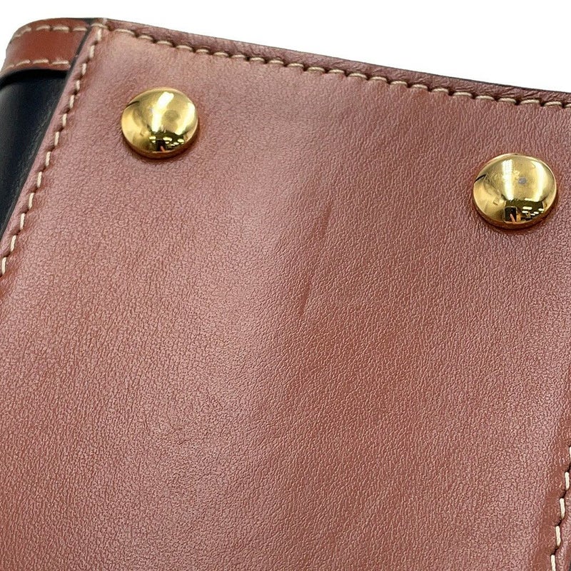 バーバリー ハンドバッグ ヴィンテージチェック ベイビータイトル ダブルハンドル 8025266 BURBERRY 2way 黒