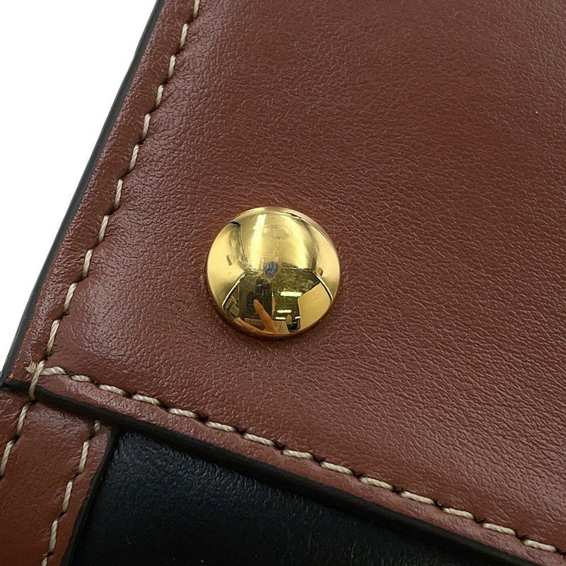 バーバリー ハンドバッグ ヴィンテージチェック ベイビータイトル ダブルハンドル 8025266 BURBERRY 2way 黒