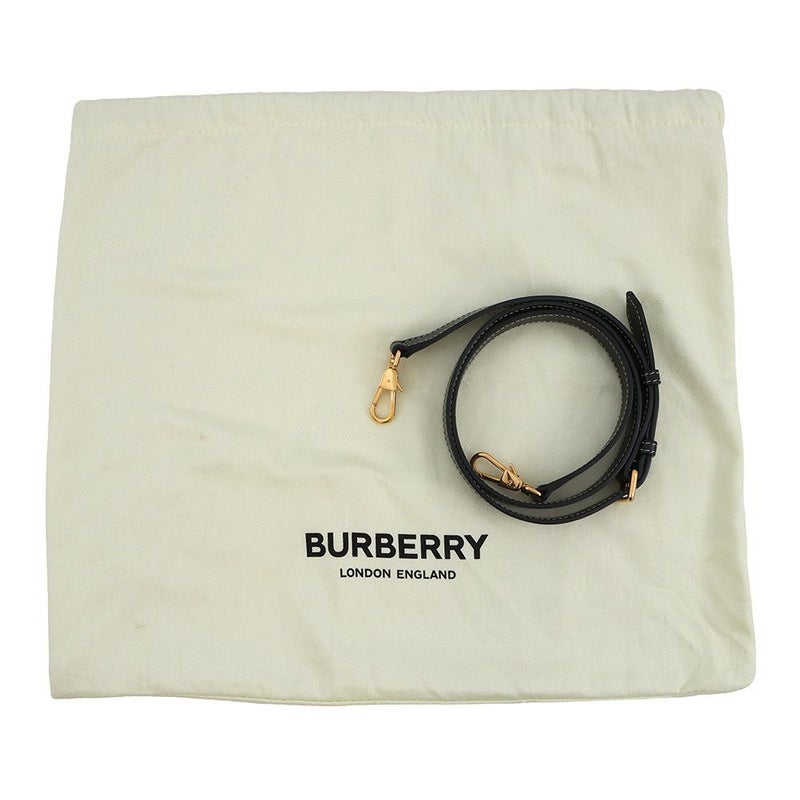 バーバリー ハンドバッグ ヴィンテージチェック ベイビータイトル ダブルハンドル 8025266 BURBERRY 2way 黒