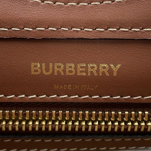 バーバリー ハンドバッグ ミニ ポケットバッグ キャンバス レザー 8031746 BURBERRY 2way