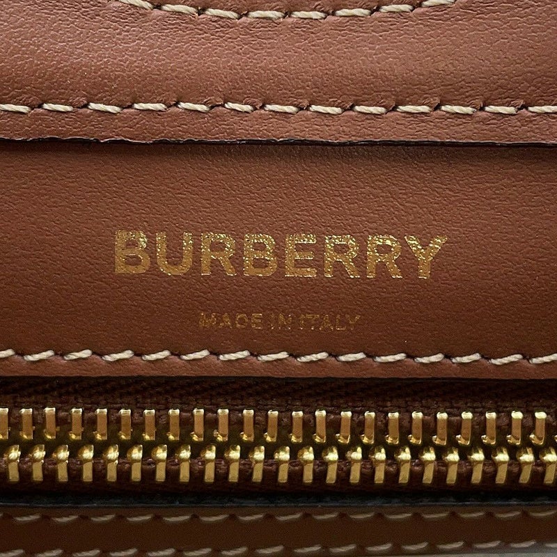 バーバリー ハンドバッグ ミニ ポケットバッグ キャンバス レザー 8031746 BURBERRY 2way