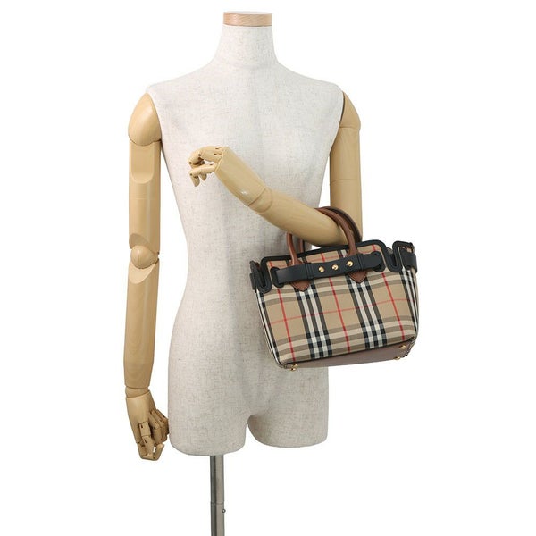 バーバリー ハンドバッグ ヴィンテージチェック トリプルスタッズ ベイビー ベルトバッグ 8021274 BURBERRY 2way