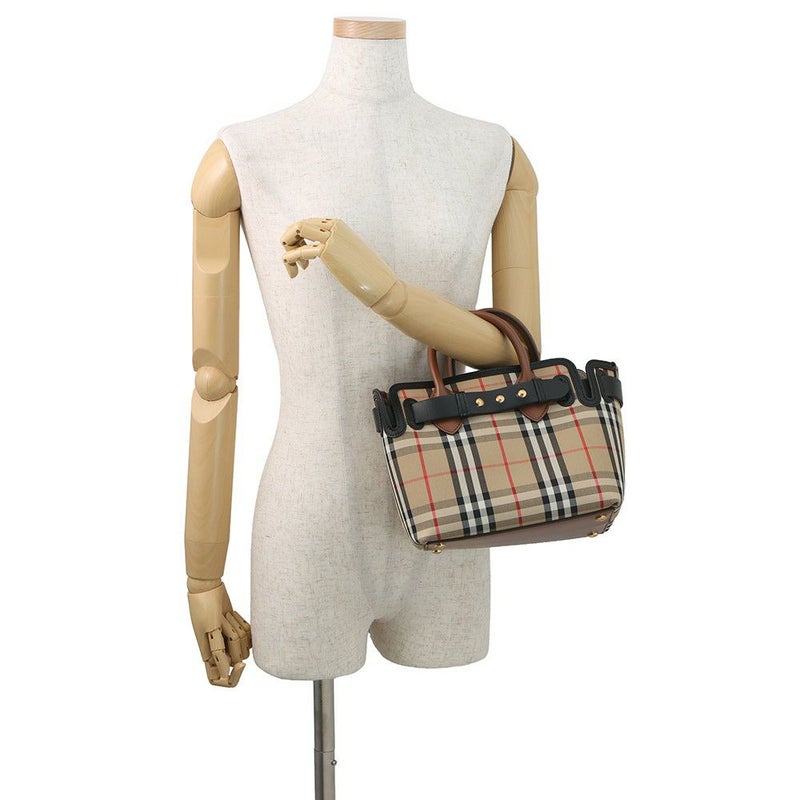 バーバリー ハンドバッグ ヴィンテージチェック トリプルスタッズ ベイビー ベルトバッグ 8021274 BURBERRY 2way