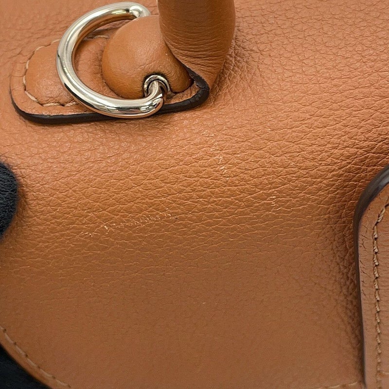 デルヴォー ハンドバッグ ブリヨン ミニ レザー AA0406AAM024FDO Delvaux 2way