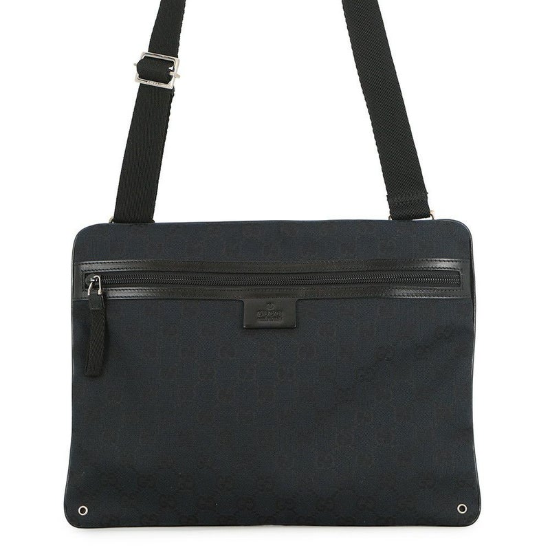グッチ ショルダーバッグ GGキャンバス レザー 90476 GUCCI 黒