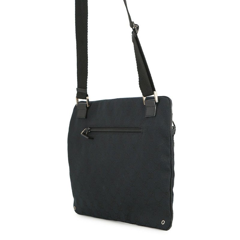 グッチ ショルダーバッグ GGキャンバス レザー 90476 GUCCI 黒
