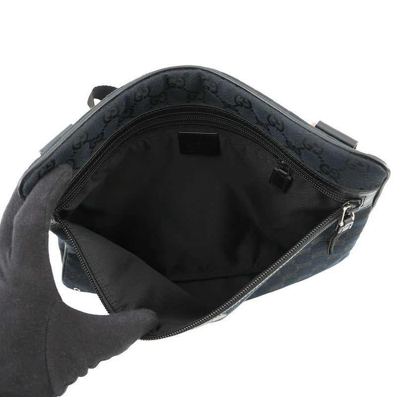 グッチ ショルダーバッグ GGキャンバス レザー 90476 GUCCI 黒