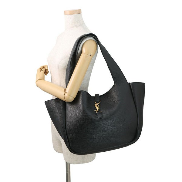 サンローランパリ トートバッグ LE 5 7 BEA ル・サンカセット ベア 763435 SAINT LAURENT PARIS 黒