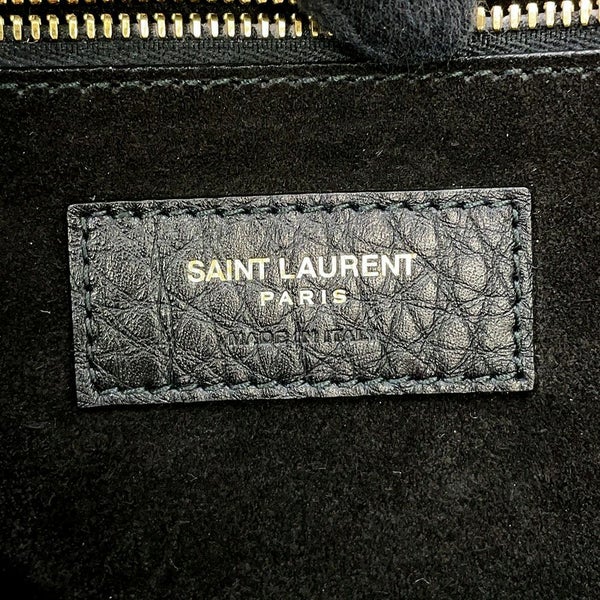サンローランパリ トートバッグ LE 5 7 BEA ル・サンカセット ベア 763435 SAINT LAURENT PARIS 黒