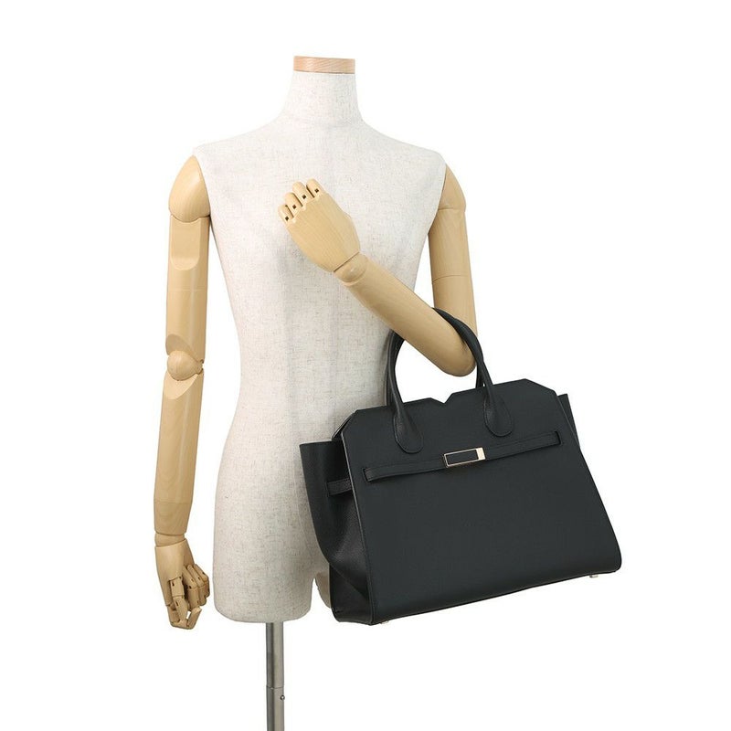 ヴァレクストラ ハンドバッグ 2ハンドル ミラノバッグ ミディアム WBMI0007010LOC99NN Valextra 2way 黒