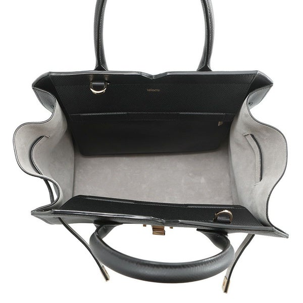 ヴァレクストラ ハンドバッグ 2ハンドル ミラノバッグ ミディアム WBMI0007010LOC99NN Valextra 2way 黒