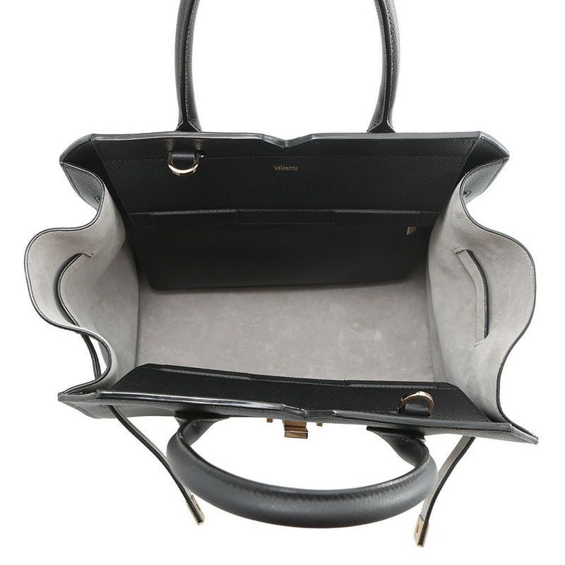 ヴァレクストラ ハンドバッグ 2ハンドル ミラノバッグ ミディアム WBMI0007010LOC99NN Valextra 2way 黒