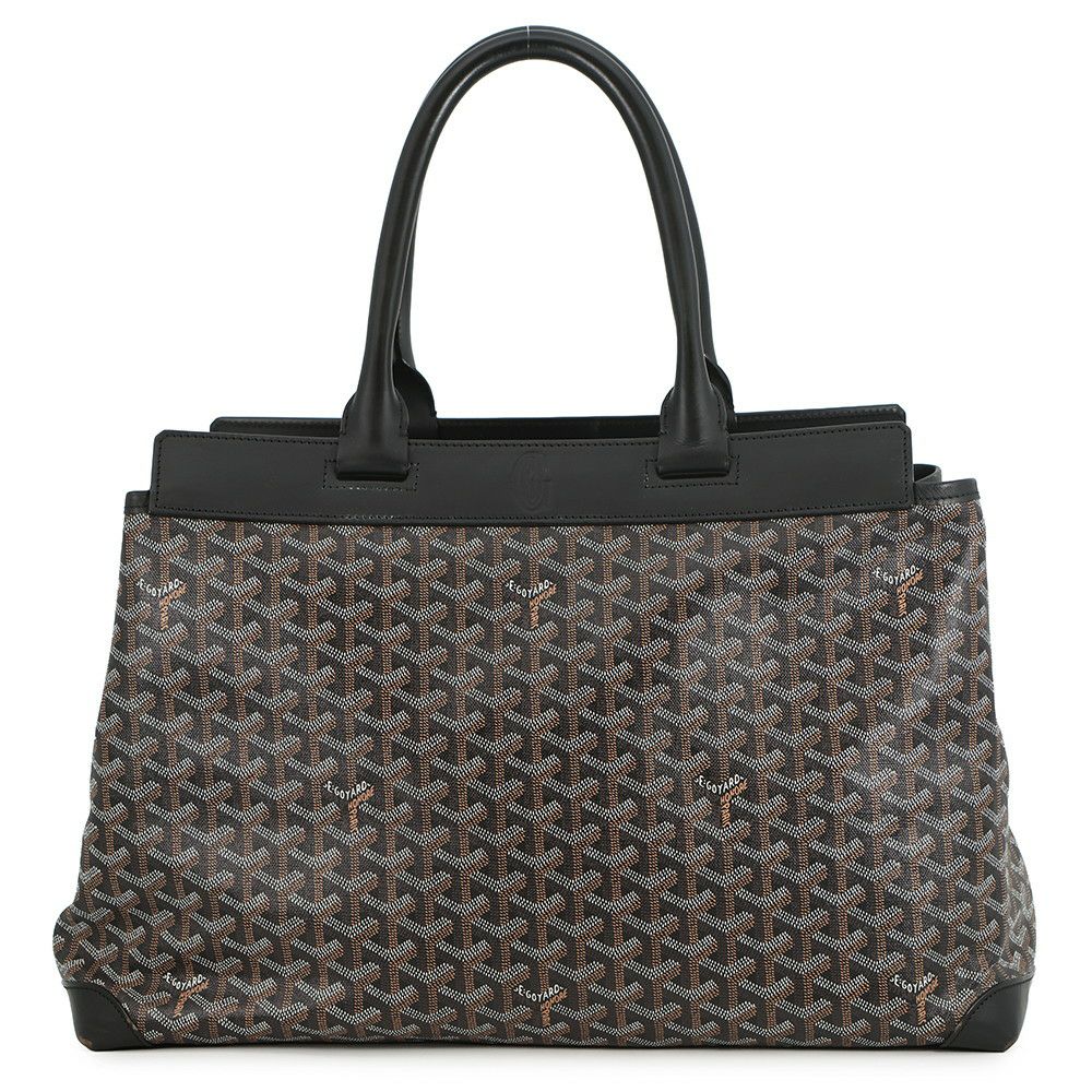 ゴヤール トートバッグ ベルシャスMM PVC レザー GOYARD 黒 | 中古