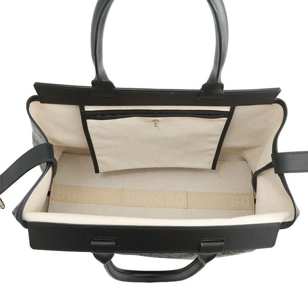 ゴヤール トートバッグ ベルシャスMM PVC レザー GOYARD 黒