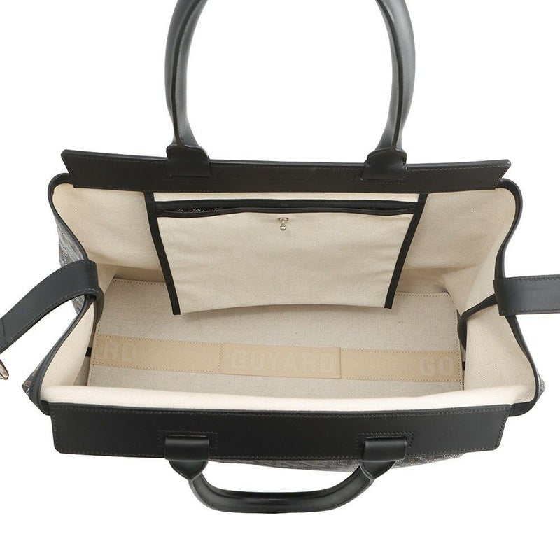 ゴヤール トートバッグ ベルシャスMM PVC レザー GOYARD 黒