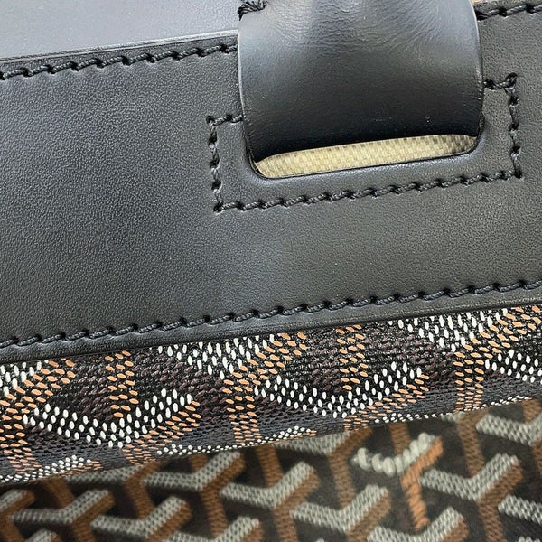ゴヤール トートバッグ ベルシャスMM PVC レザー GOYARD 黒