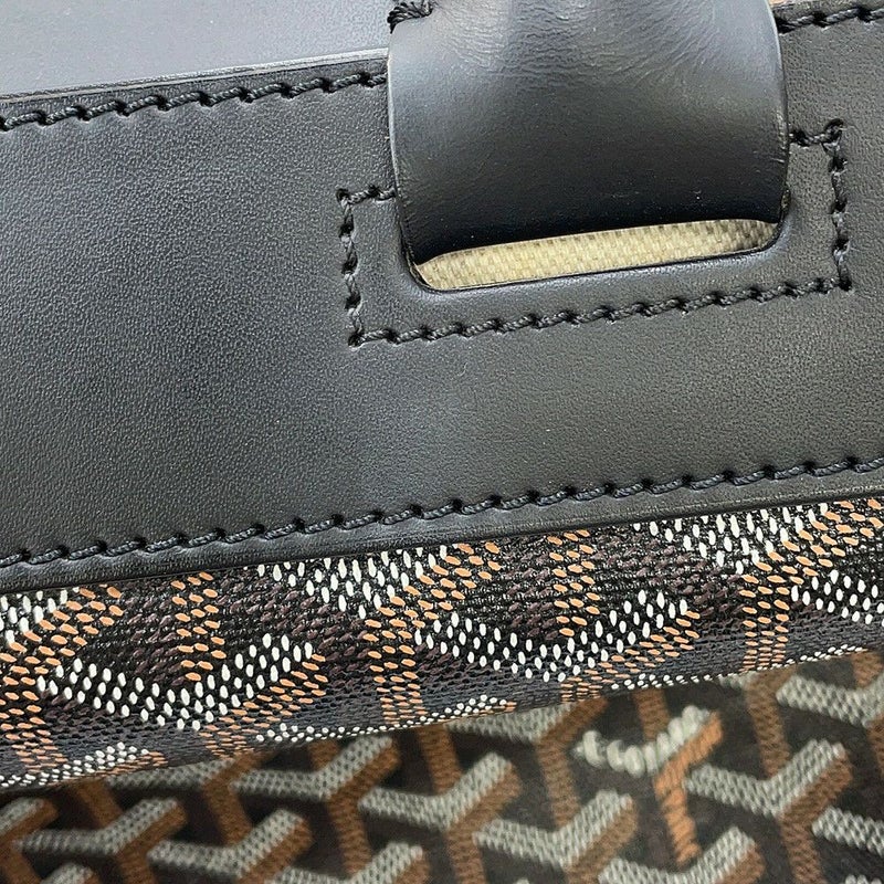 ゴヤール トートバッグ ベルシャスMM PVC レザー GOYARD 黒