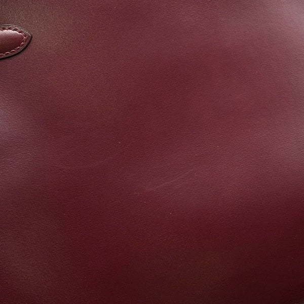 エルメス ハンドバッグ ケリー32 内縫いルージュアッシュ/ゴールド金具 ボックスカーフ □E刻印 ２wayショルダー