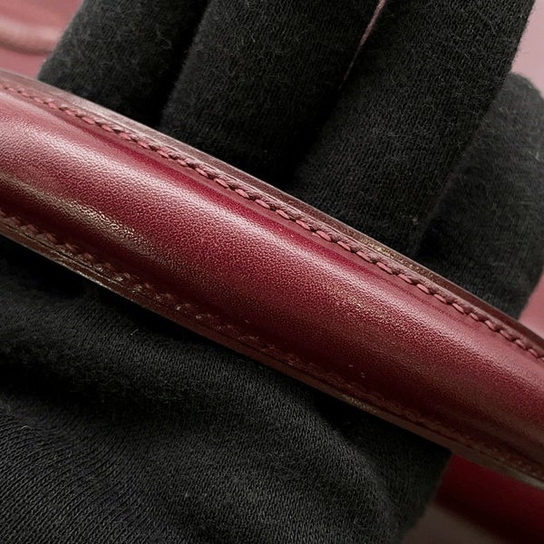 エルメス ハンドバッグ ケリー32 内縫いルージュアッシュ/ゴールド金具 ボックスカーフ □E刻印 ２wayショルダー