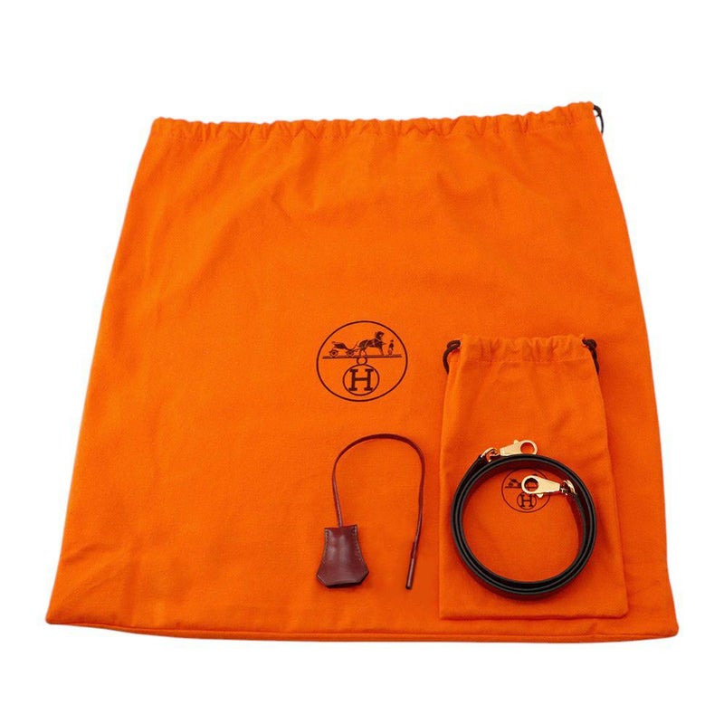 エルメス ハンドバッグ ケリー32 内縫いルージュアッシュ/ゴールド金具 ボックスカーフ □E刻印 ２wayショルダー