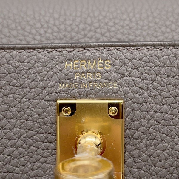 エルメス ハンドバッグ ケリー25 内縫い エタン/ゴールド金具 トゴ K刻印 ２wayショルダー