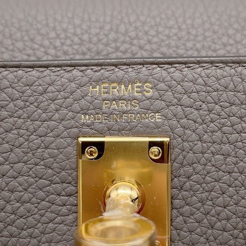 エルメス ハンドバッグ ケリー25 内縫い エタン/ゴールド金具 トゴ K刻印 ２wayショルダー